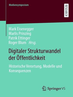 cover image of Digitaler Strukturwandel der Öffentlichkeit